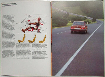 Sales Brochure for BMW 5 Series (1976) - 518 520 520i 525 528 - Italian Text
