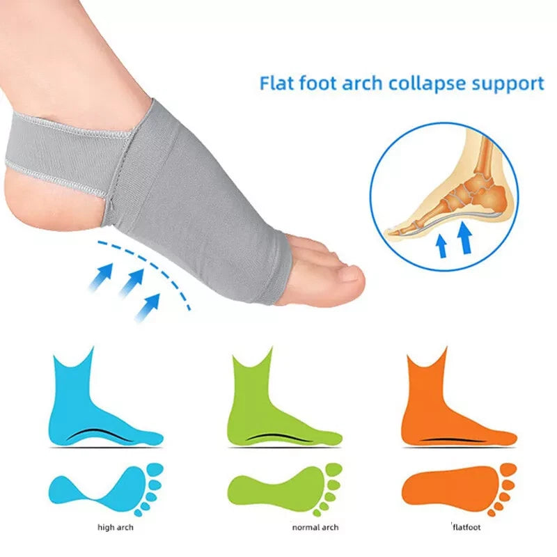 2X Gel Arch Support Insoles for Foot Pain Relief