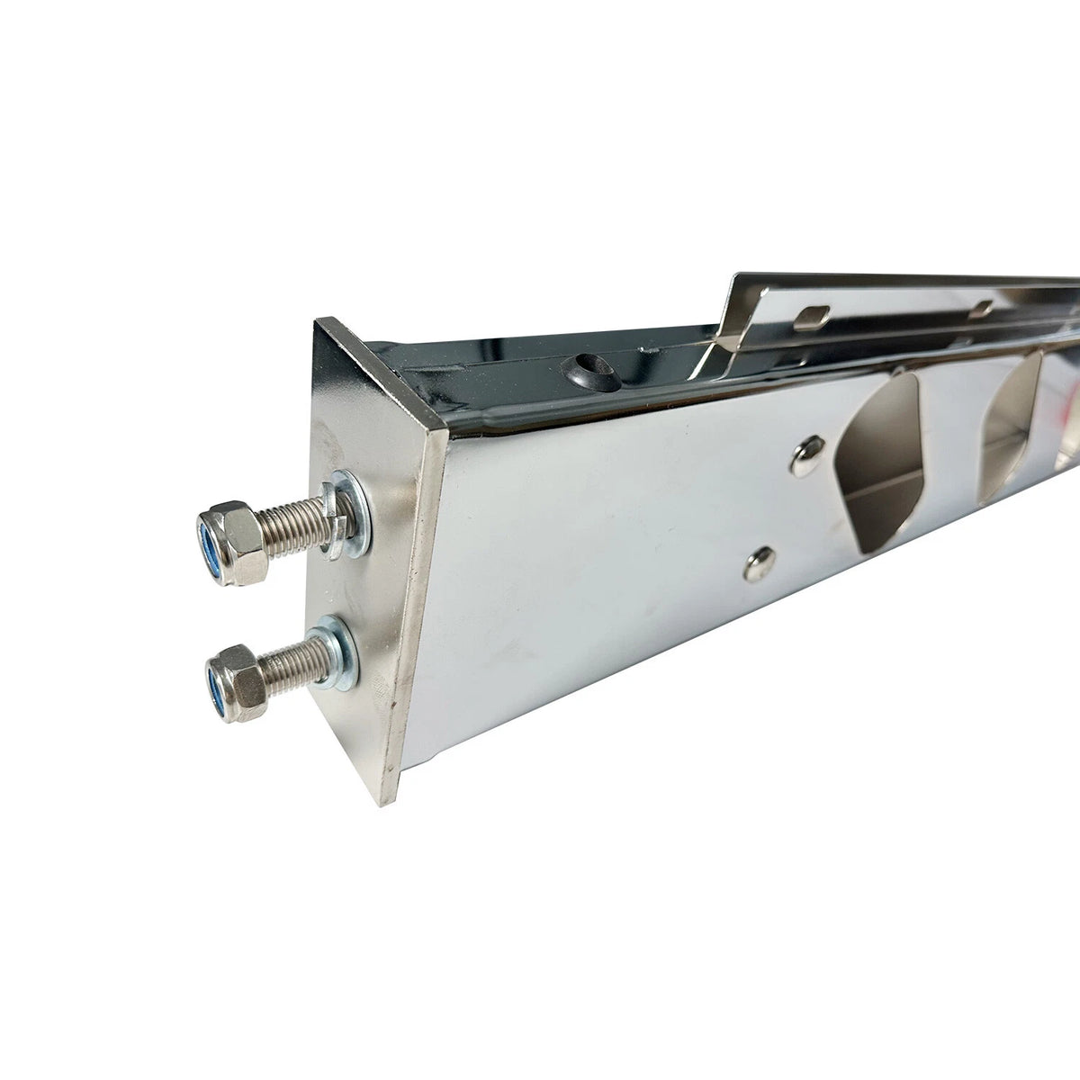 Set of 2 Chrome Mud Flap Hangers for (BS-902-052)