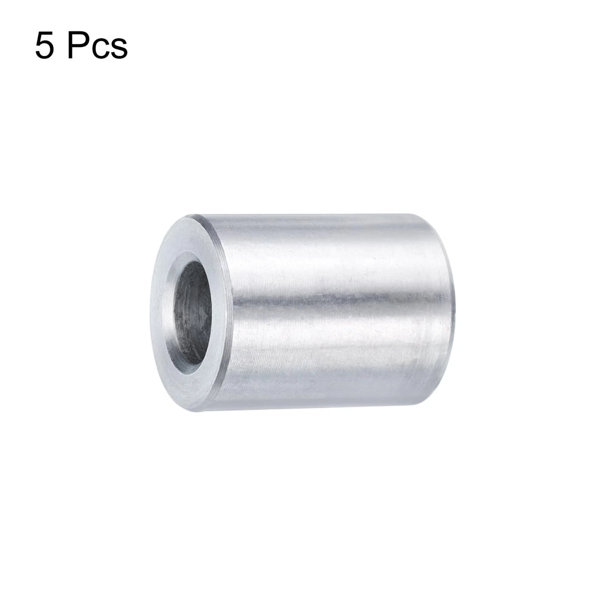 Set of 5 Aluminum Spacers 1/4" Bore x 1/2" x 5/8" for Universal Use