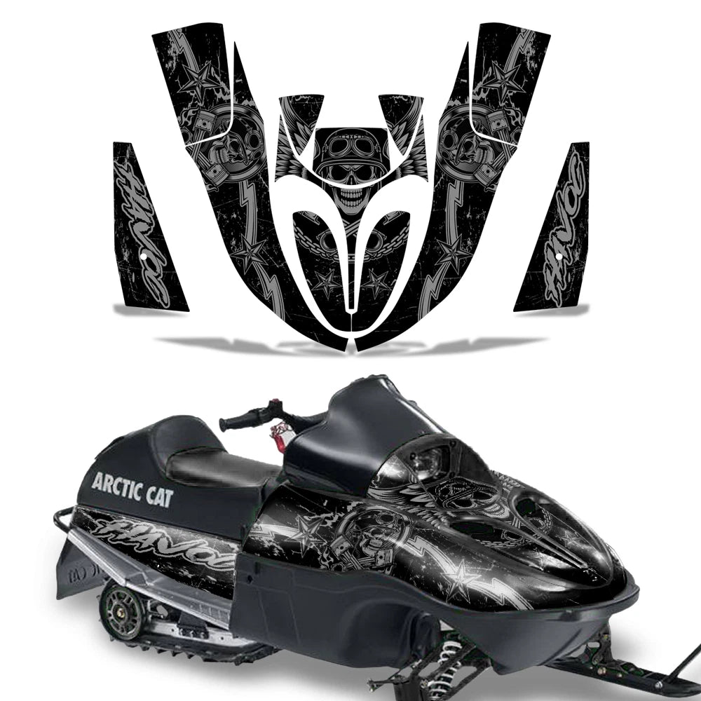Sled Graphic Decals Stickers for Arctic Cat Sno Pro 120 (All Years)
