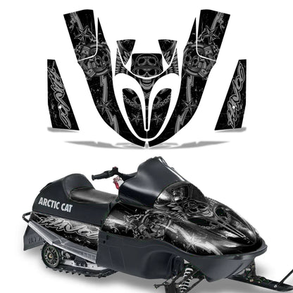 Sled Graphic Decals Stickers for Arctic Cat Sno Pro 120 (All Years)