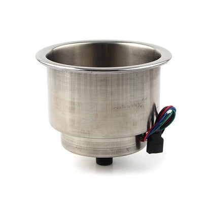 Stainless Steel LED RGB Drink Cup Holder for Marine RV Truck