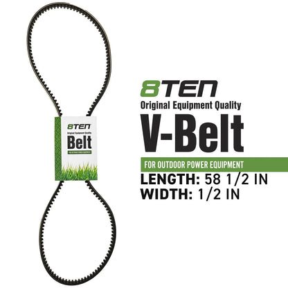 8TEN Cogged Belt for Toro TimeCutter SW3200 SW4200 ZS3200S ZS4200S (N/A) 130-6975