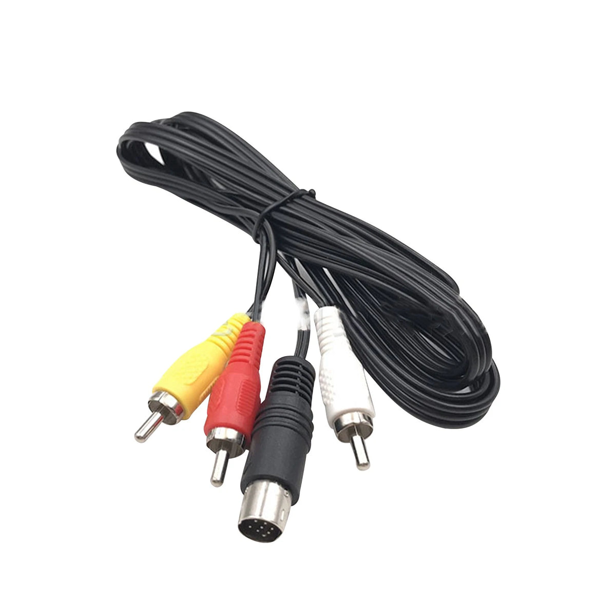 3RCA to 9 Nickel Plated Pins Plug Audio-Video Cable for Sega Genesis (1994–1996)