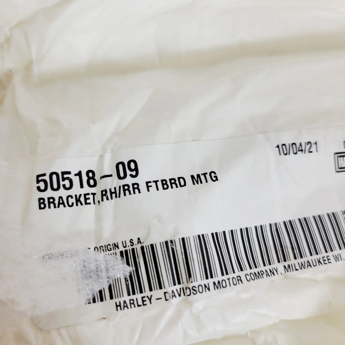 Left Rear Floorboard Bracket for Harley-Davidson Touring (2009–2023) 50518-09