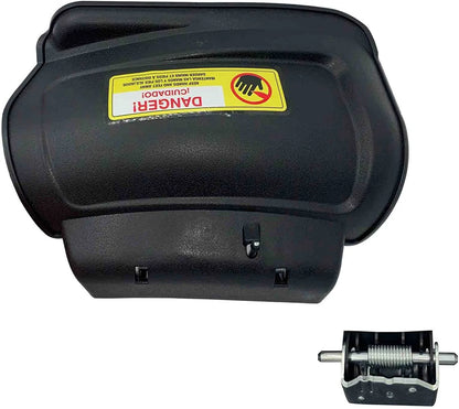 Side Discharge Chute for THREMA 731-07131 with Hinged Mulch Plug