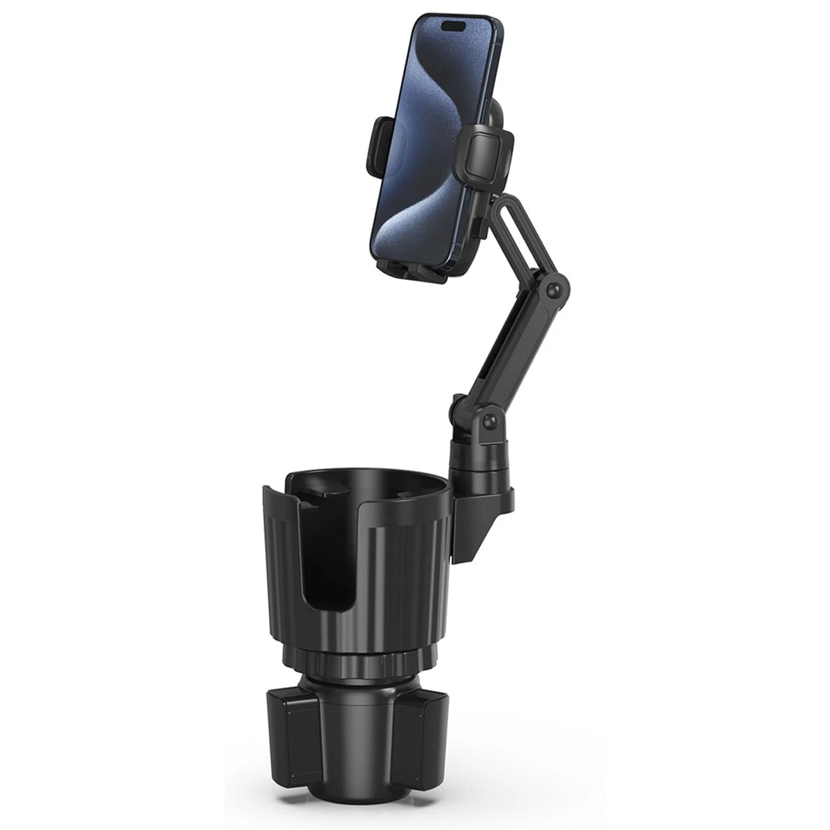2X Universal Cup Holder for Car (2010–2023) - Large, Black