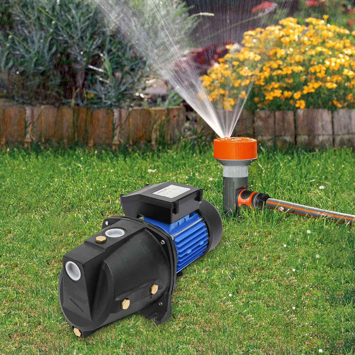 1.1HP Shallow Well Jet Pump for Water Transfer (110V, 3420RPM)