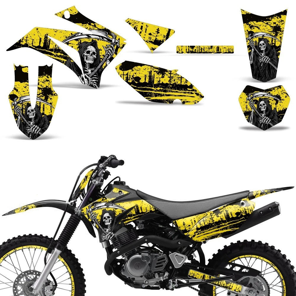Graphic Stickers +#PLT/RIM Decals for Yamaha TTR125 (2008–2018)