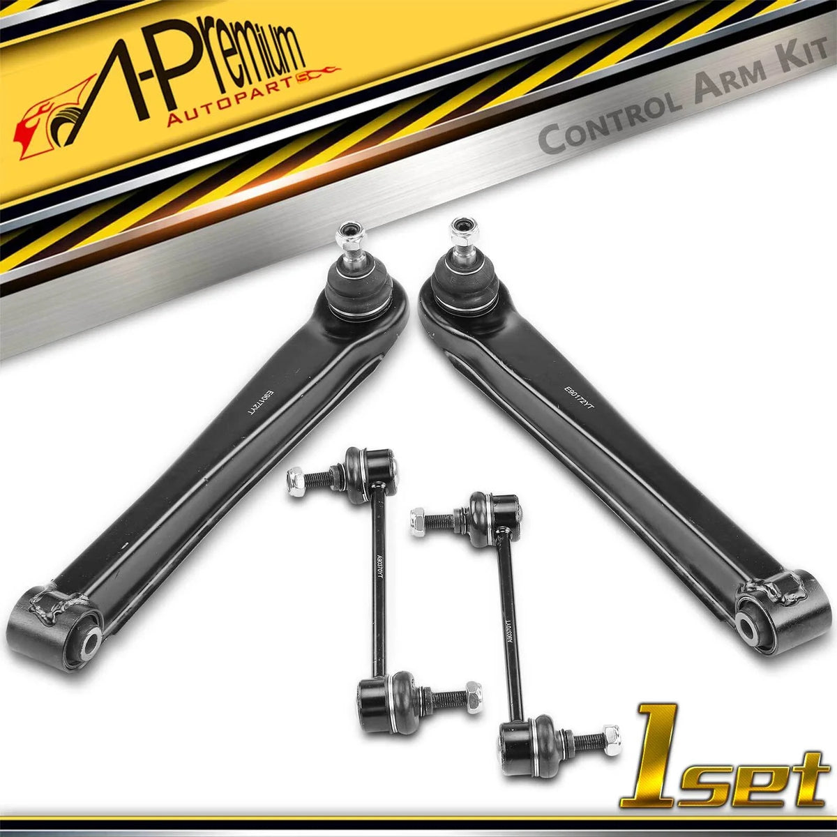 Set of 4 Control Arms with Ball Joints for Hyundai Sonata (2011–2019)