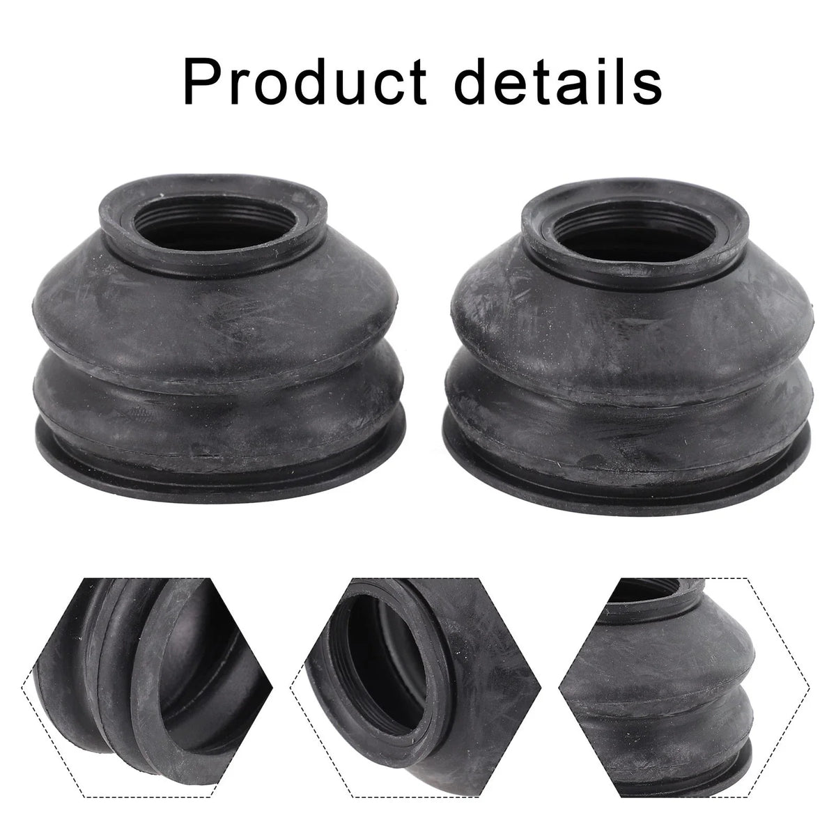 Set of 2 Ball Joint Covers for (2288 233341MM)