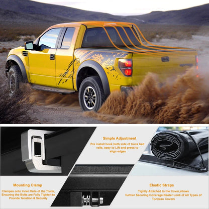 Vinyl Soft Top Roll-up Tonneau Cover for Colorado/Canyon (2004–2012)