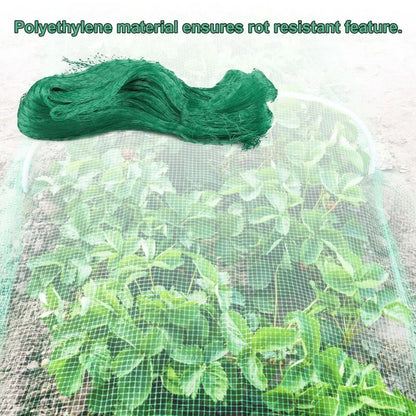 33FT Anti Bird Netting for Garden Protection (Pond, Trees, Crops, Fruits)