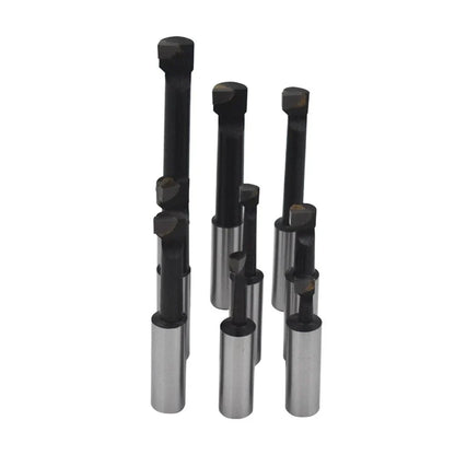 Set of 9 Carbide Tipped Boring Bars for Lathe (1/2" Shank)