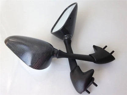 Carbon Fiber Side Mirrors for Yamaha YZF-R1 (2000–2006) & FZS600 (2000–2001)