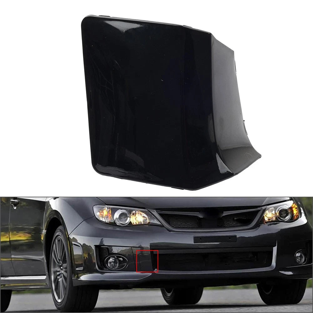 Front Right Bumper Tow Hook Cover for Subaru Impreza (2010–2014) Glossy Black