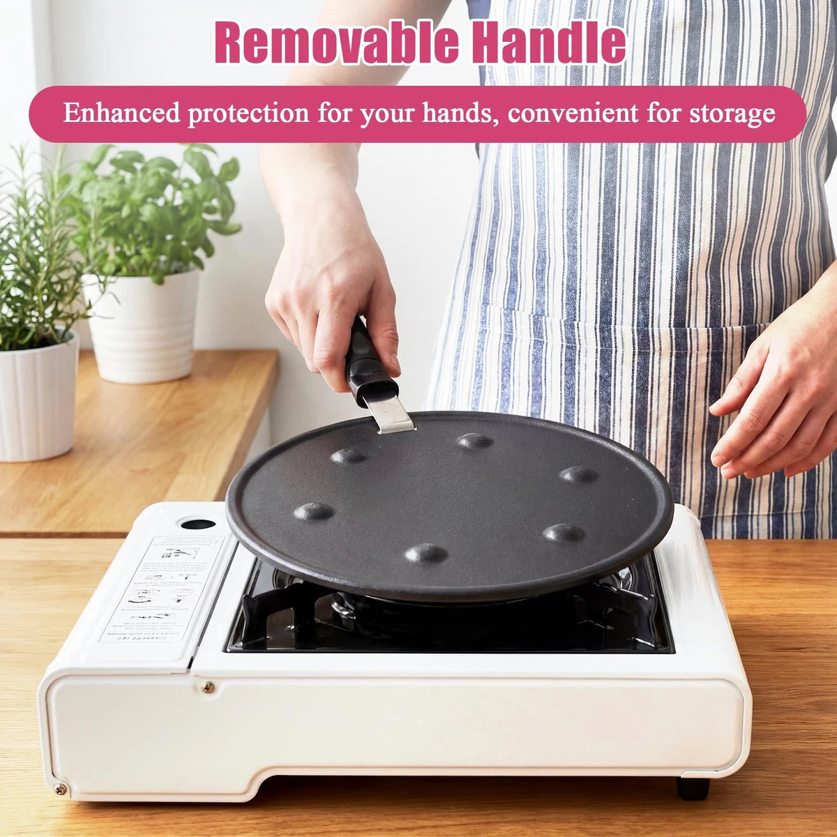 Heat Diffuser for Gas Stove (8.7 Inch, Black)