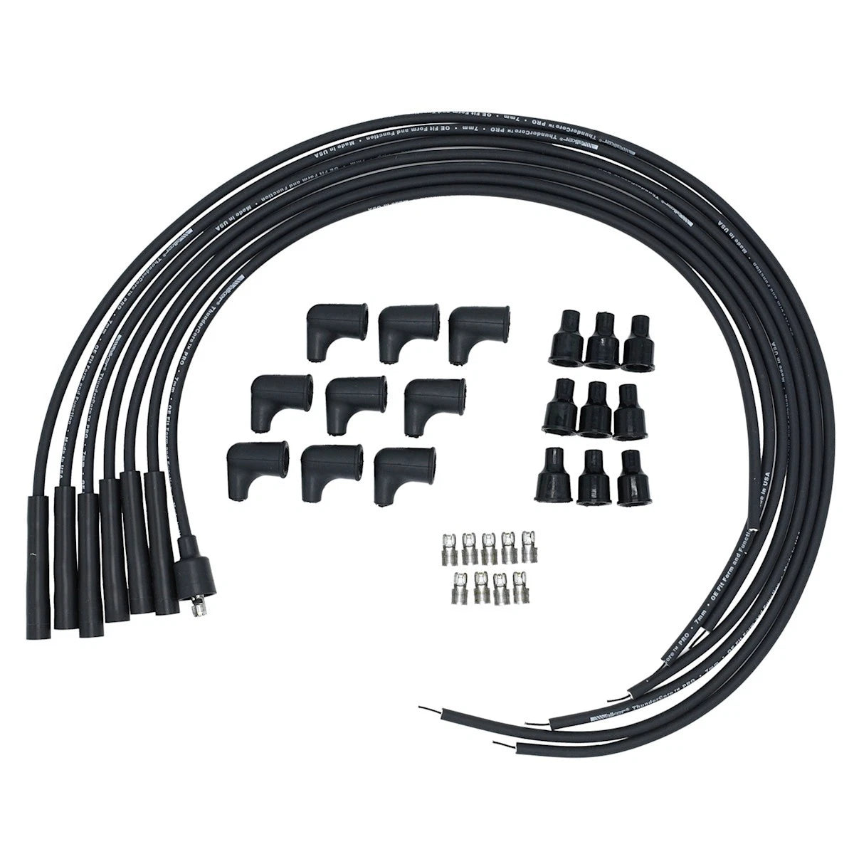 Set of 4 Spark Plug Wires for Chevy Olds Cutlass De Ville (1974–1981) 924-1552