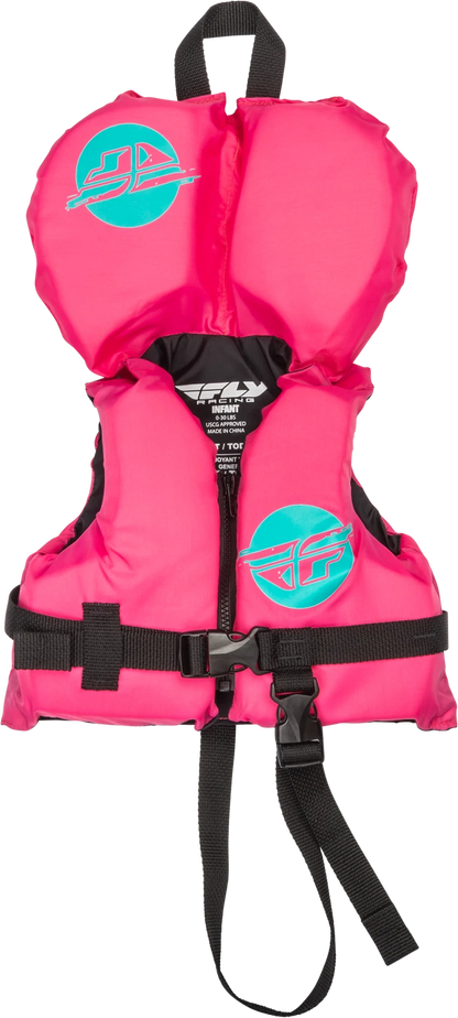 Infant Nylon Floatation Vest for FLY RACING (221-30313) - Neon Pink/Teal