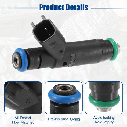 6X Fuel Injector Nozzle for Ford Mustang V6 3.8L 3.9L (2002–2004)