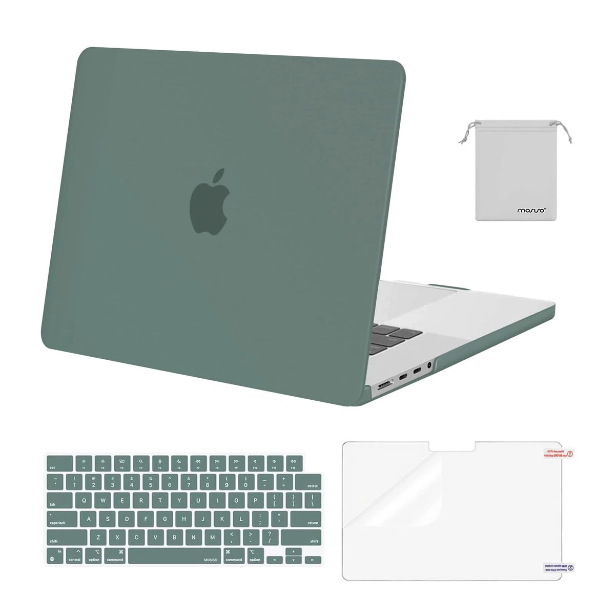 MOSISO Case for MacBook Pro 16 inch (2019–2021) - Midnight Green