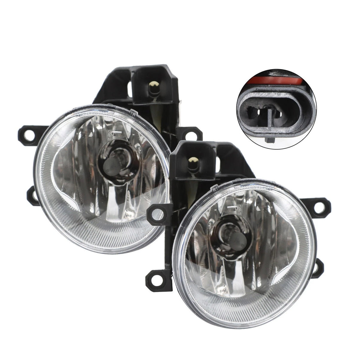 Pair of Front Bumper Halogen Fog Lights for Toyota RAV4 (2019–2023)