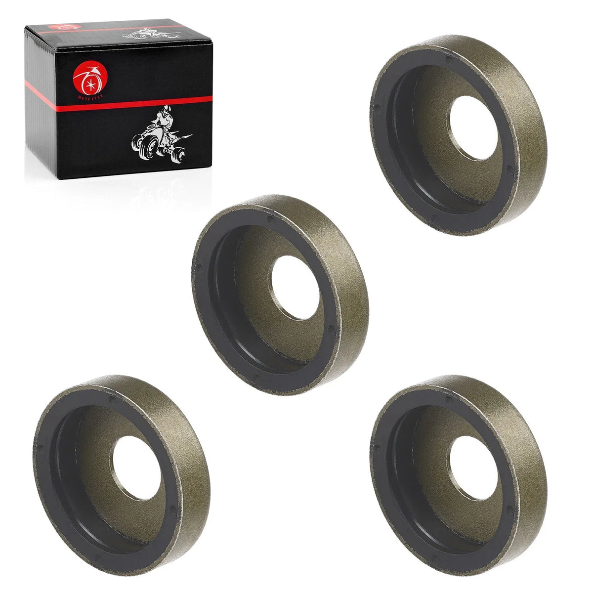 Set of 4 Front A-Arm Bushing Rubber Cap 0451762 for Polaris Phoenix 200 (2005–2021)