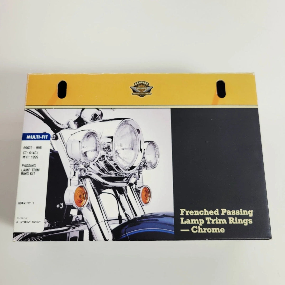 Chrome Passing Lamp Trim Rings for Harley-Davidson (1962–Present) 69622-99A