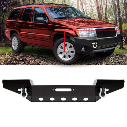 Set of 2 Steel D-Rings Winch Plate for Jeep Grand Cherokee WJ (1999–2004)