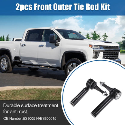 2X Front Tie Rod End Links for Ford F-150 (2009–2020) No. ES800514/ES800515