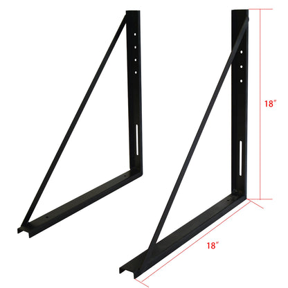 2Pcs Underbody Tool Box Mounting Bracket for Truck Bed (2010–2023)