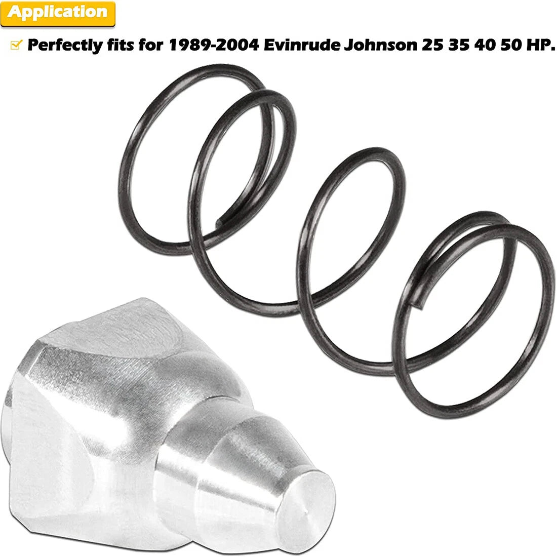 Valve & Spring for Evinrude Johnson 25 35 40 50 HP (1989–2004)