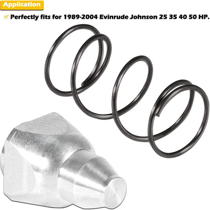 Valve & Spring for Evinrude Johnson 25 35 40 50 HP (1989–2004)