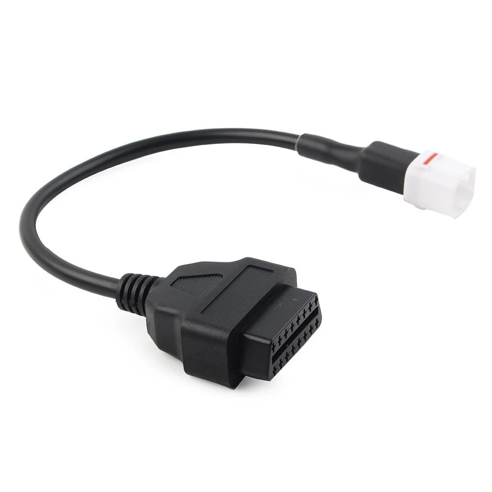 4 Pin to OBD2 Diagnostic Tool Adapter Cable for Yamaha Motorcycle