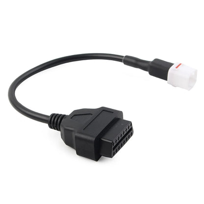 4 Pin to OBD2 Diagnostic Tool Adapter Cable for Yamaha Motorcycle
