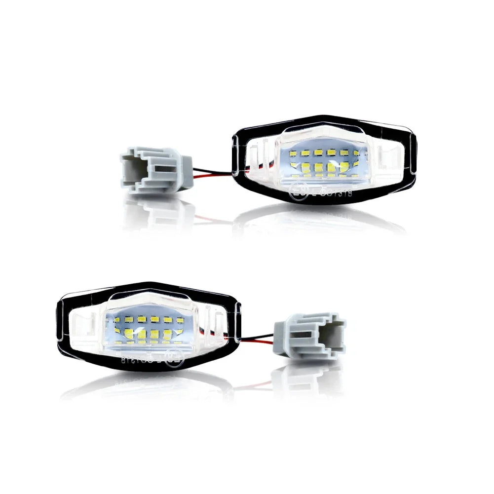 Bright White LED License Plate Lights for Honda Civic Acura MDX ILX