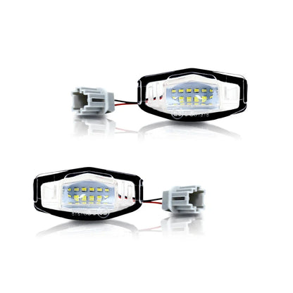 Bright White LED License Plate Lights for Honda Civic Acura MDX ILX