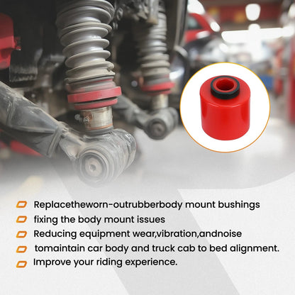 Polyurethane Body Cab Mount Bushing Set for Ford F150 F250 F350 (1980–1998) 4.4123R