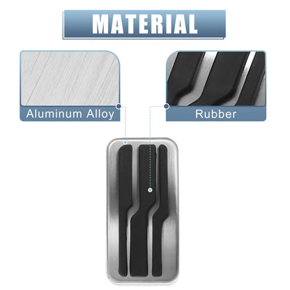 Anti Slip Clutch Brake Gas Accelerator Pedal Cover Kit for Ford 