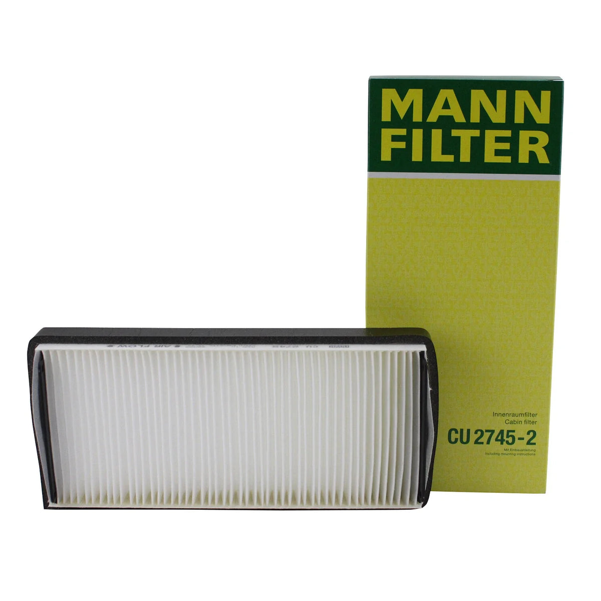 Set of 2 Mann Cabin Air Filters CU 2745-2 for Mercedes C215 W210 W220