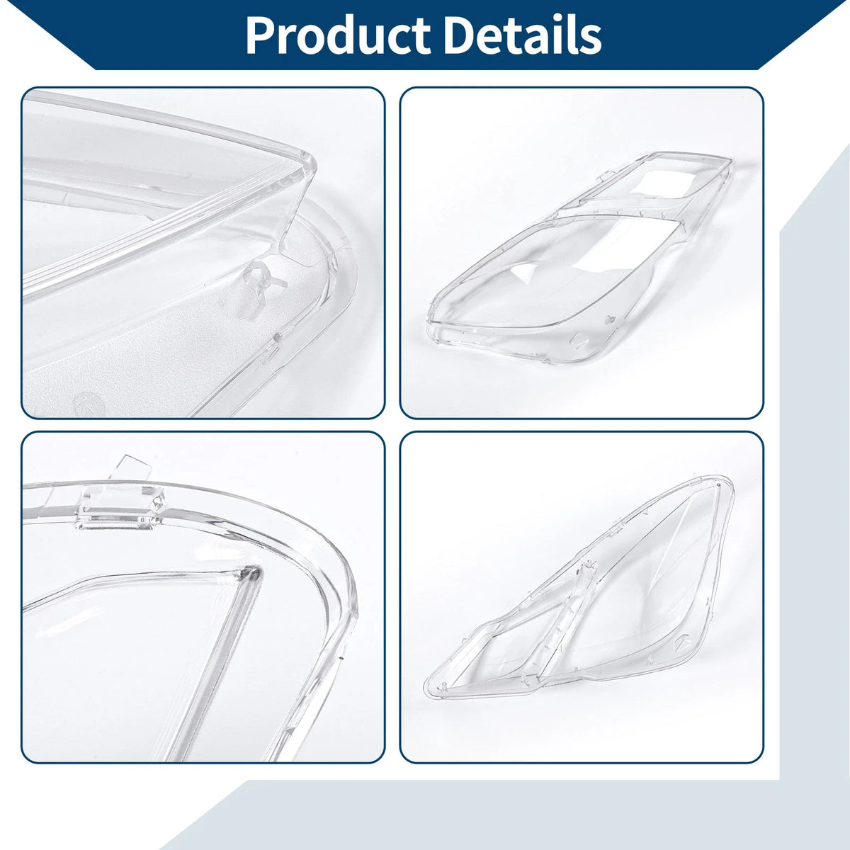 1 Pc Headlight Lens Cover for Mercedes-Benz E350 (2009–2016) No. 2078205461