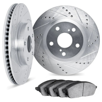 Rotor Set for Nissan Maxima (2009–2023) ALX-PAU-DF-7502-67049-CLA1 Drilled Slotted
