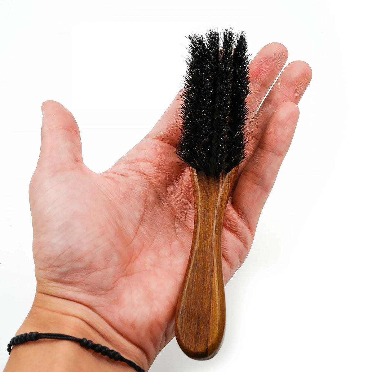 Menesia Small Beard Brush for Men, Travel Boar Medium