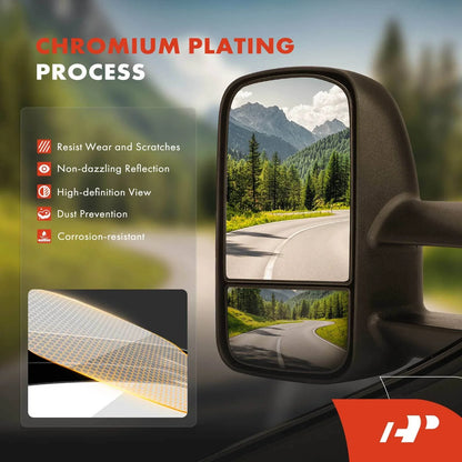 Heated Driver Upper Power Mirror Glass for Benz Sprinter 1500 (2019–2023)