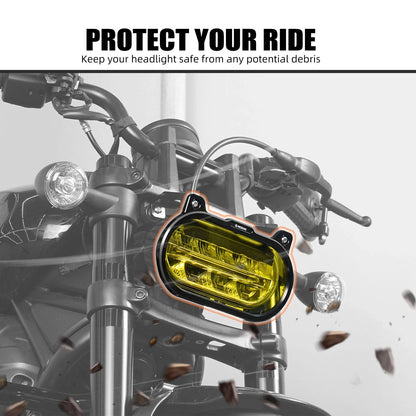 Headlight Protector Guard w/ Lens for Harley Sportster S RH1250S (2021–2024)