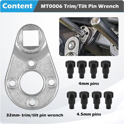 Trim/Tilt Pin Wrench AMT0006 for Yamaha Suzuki Johnson Honda (32mm x 4.5/4mm)