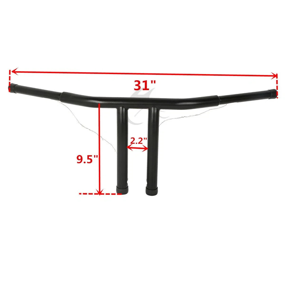 T-Bar Handlebar for Harley Sportster XL883 (4"/6"/8"/10"/12"/14"/16"/18")