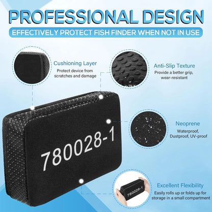 H5 Unit Cover for Humminbird Helix 5 (2015–2023) Black Neoprene