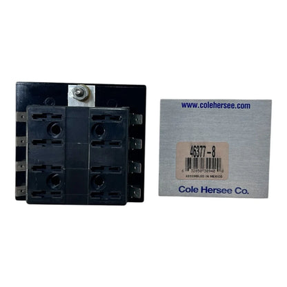 8 Position Fuse Block for Marine Applications (Cole Hersee Co. 46377-8)